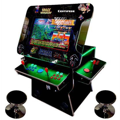 Cocktail Arcade Machine 4600 Games Tilt Up Black Lift Up Retro Multi-cade Table