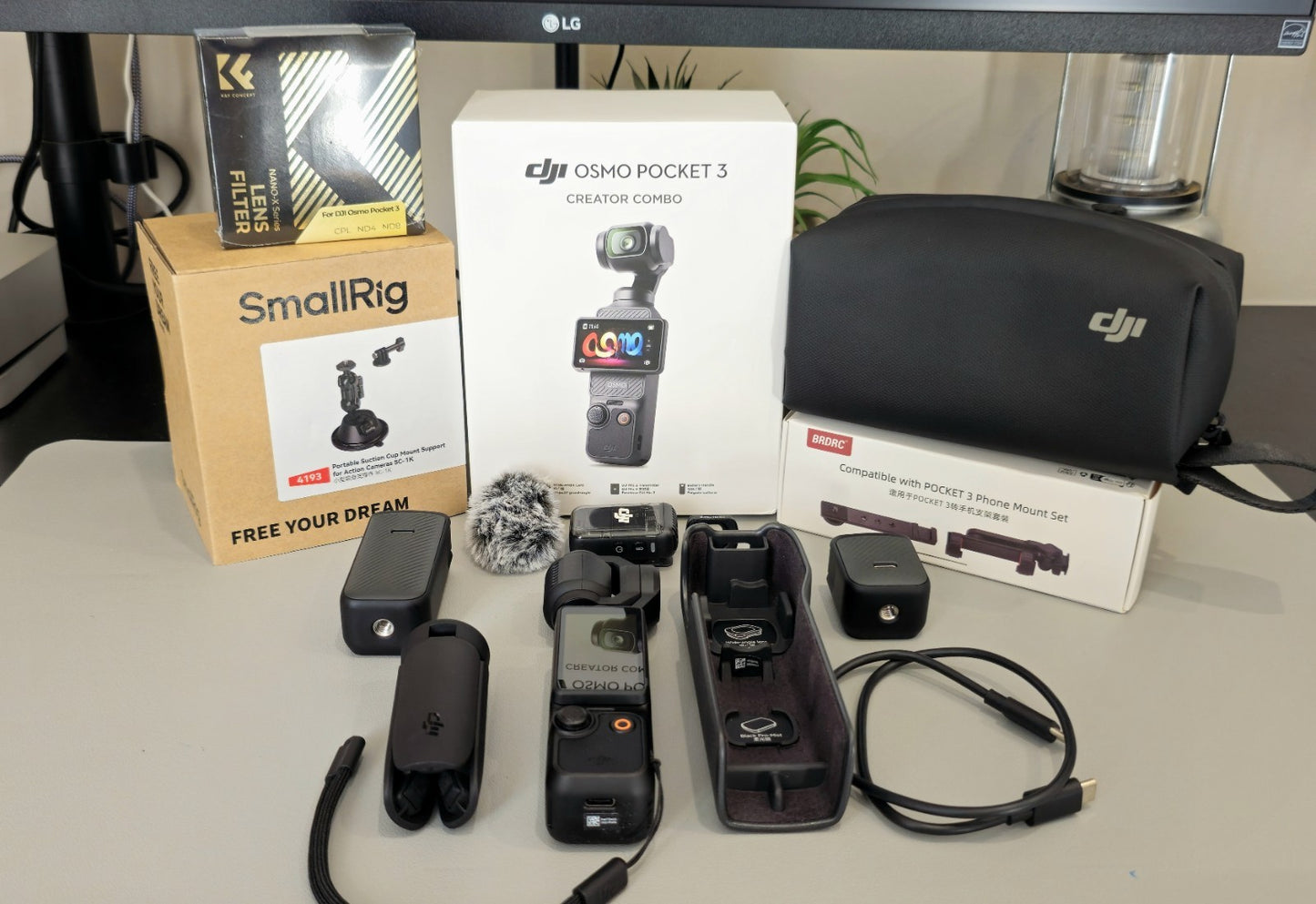 DJI Osmo Pocket 3 Creator Combo + Extra Accessories | 4K Gimbal Camera Vlog  Kit