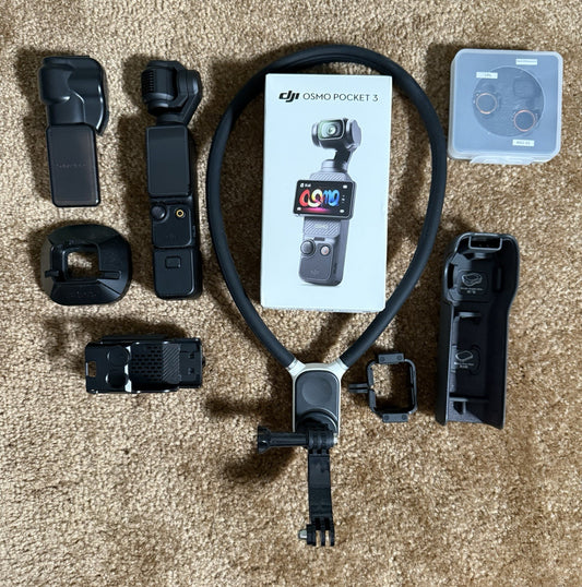 DJI Osmo Pocket 3 With Lenses, ND Filters MINT condition, used once many extras!