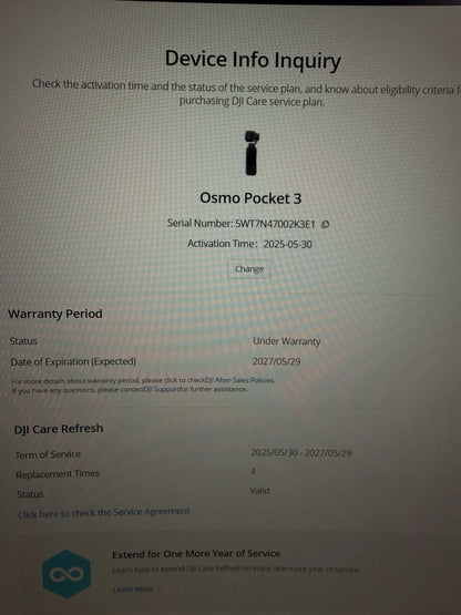 Excellent DJI Osmo Pocket 3 Creator Combo Camera Bundle Warranty 5/29/27 READ